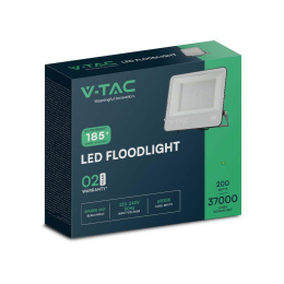 Projektor LED V-TAC 200W 185lm/W Czarny VT-44205 6500K 37000lm