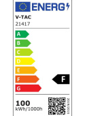 Projektor LED V-TAC 100W SAMSUNG CHIP Biały VT-100 6500K 8200lm 5 Lat Gwarancji