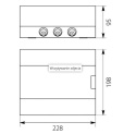 Rozdzielnica natynkowa Elektroplast SRN-8