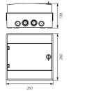 Rozdzielnica natynkowa hermetyczna 8mod Rh-8 Elektroplast