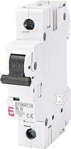 ETIMAT10 1P 10KA B 6A-WYŁĄCZNIK NMP. ETIMAT10 1P 10KA B 6A-WYŁĄCZNIK NMP.