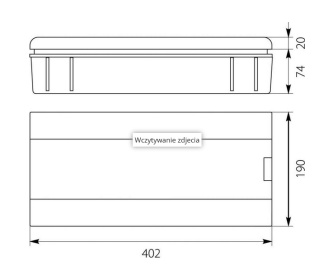 Rozdzielnica podtynkowa SRp-18 Elektroplast
