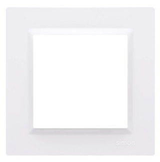 SIMON10 Ramka 1-krotna biała