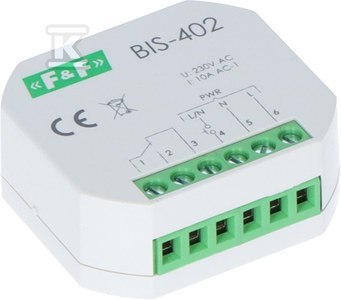 BIS-402-PRZEK.BISTAB.230V,16A,PUSZKA P/T BIS-402-PRZEK.BISTAB.230V,16A,PUSZKA P/T