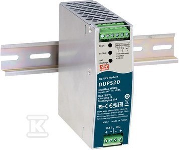 DUPS20 MODUŁ BUFOROWY UPS 24~29V 20A DUPS20 MODUŁ BUFOROWY UPS 24~29V 20A