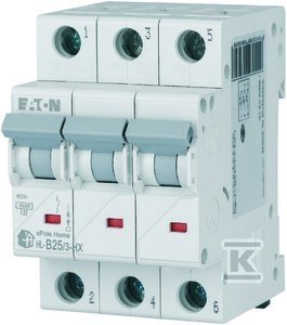 HN-B25/3 WYŁ.NADPRĄDOWY 6KA HN-B25/3 WYŁ.NADPRĄDOWY 6KA