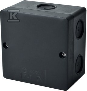 PUSZKA IP66 - KSK 80 FA UV (CZARNA) PUSZKA IP66 - KSK 80 FA UV (CZARNA)