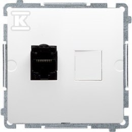GN.KOMP.RJ45 POJ.6 KAT.BIAŁE BM61.01/11
