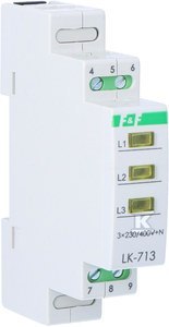 LK-713Y LAMP.KONT.ZASIL ZÓŁTA 3X230V LK-713Y LAMP.KONT.ZASIL ZÓŁTA 3X230V
