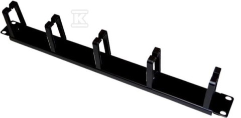 ORGANIZATOR KABLI 1U 19" 5 UCHWYT. CZARN ORGANIZATOR KABLI 1U 19" 5 UCHWYT. CZARN