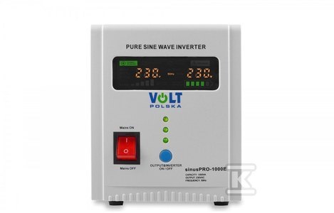 SINUS PRO 1000 E 12/230V (700/1000W) SINUS PRO 1000 E 12/230V (700/1000W)