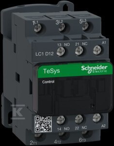 STYCZ.D 3P 12A NZ+NO 230V 50/60HZ AC3