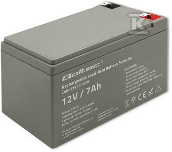 AKUMULATOR AGM 12V 7AH MAX. 105A | AKUMULATOR AGM 12V 7AH MAX. 105A |
