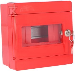 ALFA 3Z CZER.PPOŻ.N/T TH35 IP44 Z ZAMK.