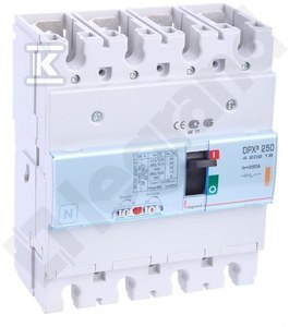DPX3 250 4P 250A 25KA-WYŁĄCZNIK DPX3 250 4P 250A 25KA-WYŁĄCZNIK