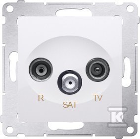 GN.ANT.RTV-SAT KOŃC.1.0DB BIAŁE SIMON5 GN.ANT.RTV-SAT KOŃC.1.0DB BIAŁE SIMON5