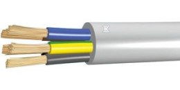 OWY-ŻO (H05VV-F) 5X2,5 500V BIAŁY