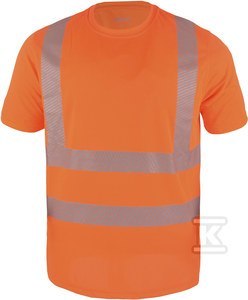 T-SHIRT HI-VI (FLUO) POMARAŃCZOWY XXL T-SHIRT HI-VI (FLUO) POMARAŃCZOWY XXL