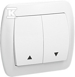 AZ1/11 PRZYC.ŻALUZJOWY Z RAMKĄ BIA.