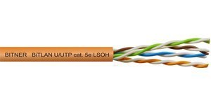 BITLAN U/UTP 4X2X24AWG(0,5)CAT.5E 200MHZ BITLAN U/UTP 4X2X24AWG(0,5)CAT.5E 200MHZ