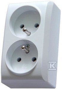 GN.2-KR.Z/U N/T IP20 BIAŁY BIS GN.2-KR.Z/U N/T IP20 BIAŁY BIS