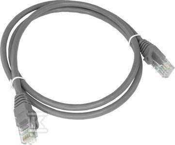 PATCH-CORD U/UTP KAT.6 PVC 0.25M SZARY A PATCH-CORD U/UTP KAT.6 PVC 0.25M SZARY A