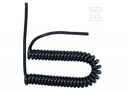 PRZEWÓD SPIRALA 3X1,5 5M POLWINIT CZAR. PRZEWÓD SPIRALA 3X1,5 5M POLWINIT CZAR.