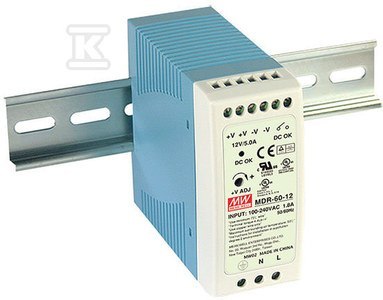 ZASIL.NA SZYNĘ DIN 60W 24V 2.5A ZASIL.NA SZYNĘ DIN 60W 24V 2.5A