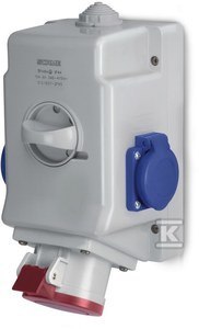GN.Z WYŁ.0-1 32A/5P/230V IP44 OPTIMA-C. GN.Z WYŁ.0-1 32A/5P/230V IP44 OPTIMA-C.