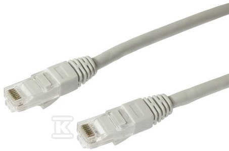 KABEL KROSOWY UTP KAT.5E PVC 3 M SZARY KABEL KROSOWY UTP KAT.5E PVC 3 M SZARY