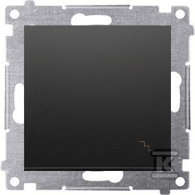 Łącznik schodowy czarny Simon54 CPH641 DW6.01/49