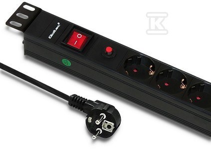 LISTWA ZASILAJĄCA 19" 1U 16A PDU 6XSCHU LISTWA ZASILAJĄCA 19" 1U 16A PDU 6XSCHU