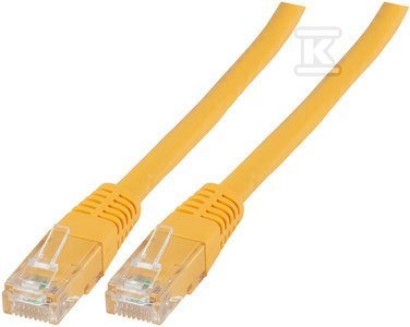 PATCHCORD RJ45 U/UTP 6 PVC CCA ŻÓŁ 2 PATCHCORD RJ45 U/UTP 6 PVC CCA ŻÓŁ 2