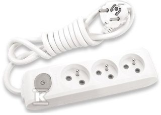 PRZEDŁ.3GN Z/U WYŁ. PRZ.STYK. 3M BIAŁ