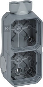 PUSZ.N/T 2-KR.PRZE.KAB.SZARY N.PLEXO55 PUSZ.N/T 2-KR.PRZE.KAB.SZARY N.PLEXO55