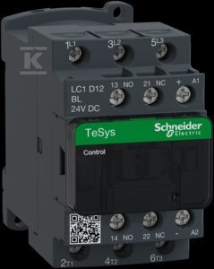 STYCZ.TESYS D AC3 12A 3P 1NO 1NC 24VDC