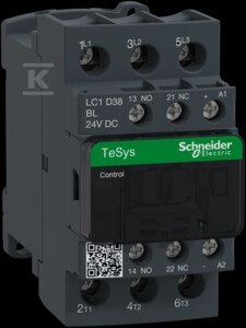 STYCZ.TESYS D AC3 38A 3P 1NO 1NC 24VDC