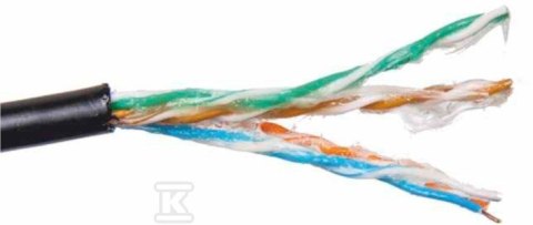 KABEL U/UTP KAT. 5E ZEW., ŻEL. PE 500M KABEL U/UTP KAT. 5E ZEW., ŻEL. PE 500M