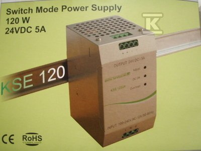 KSE 12024 230/24VDC 5A-ZASILACZ IMPULSOW KSE 12024 230/24VDC 5A-ZASILACZ IMPULSOW