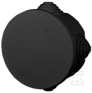 PUSZ.N/T FAST-BOX 65X35 IP55, CZARNY PUSZ.N/T FAST-BOX 65X35 IP55, CZARNY