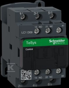 STYCZ.D 3P 9A NZ+NO 230V 50/60HZ AC3