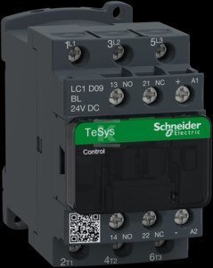 STYCZ.D 3P 9A NZ+NO 24V DC(L) AC3