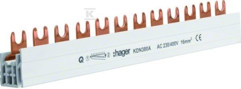 SZYNA 3-FAZ KD3/16X12 ŁĄCZEN. SZYNA 3-FAZ KD3/16X12 ŁĄCZEN.