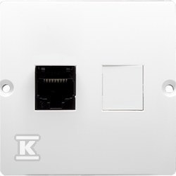 GN.KOMP.RJ45 POJ.5 KAT.BIAŁE BMF51.02/1 GN.KOMP.RJ45 POJ.5 KAT.BIAŁE BMF51.02/1