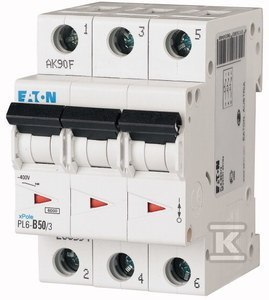 PL6-B50/3 WYŁ.NADPRĄDOWY 6KA PL6-B50/3 WYŁ.NADPRĄDOWY 6KA