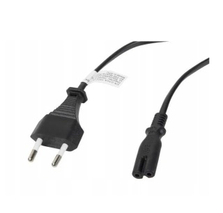 Kabel zasilający EURO (radiowy) CEE 7/16 - IEC 320 C7 1,8m CA-C7CA-10CC-0018-BK