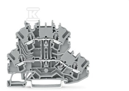 ZŁĄCZ.2-PIĘTROWA 2.5MM2 L/L SZAR.TOPJ