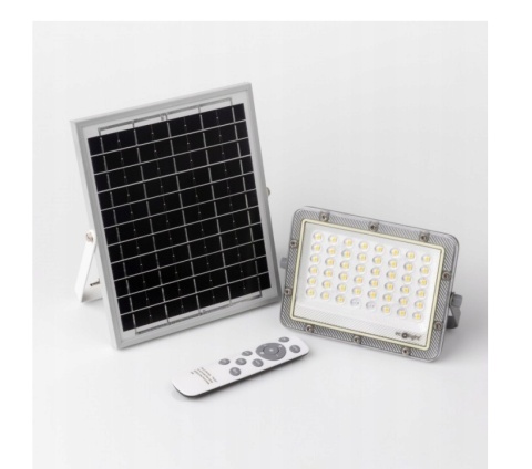 Naświetlacz LED 50W 4000K 400lm Z Panelem SOLARNYM