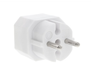 Rozgałęźnik wtyczkowy 2-gniazda b/u Euro R-2