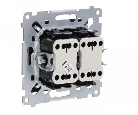 Simon 54 łącznik krzyżowy podwójny Antracyt 10AX 250V